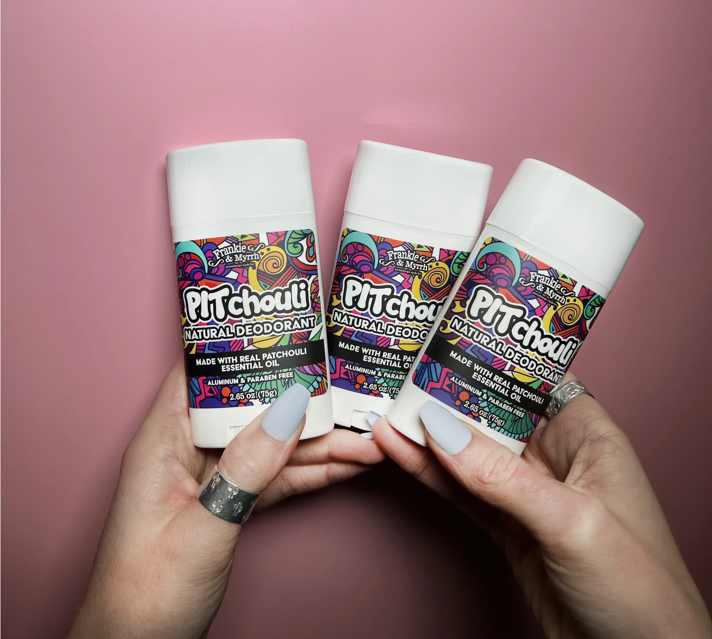 PITchouli 3 Pack | Natural Deodorants | Patchouli