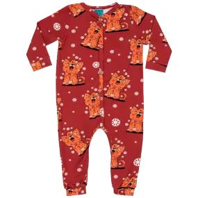 Raspberry Republic Meow Meow Sleepsuit