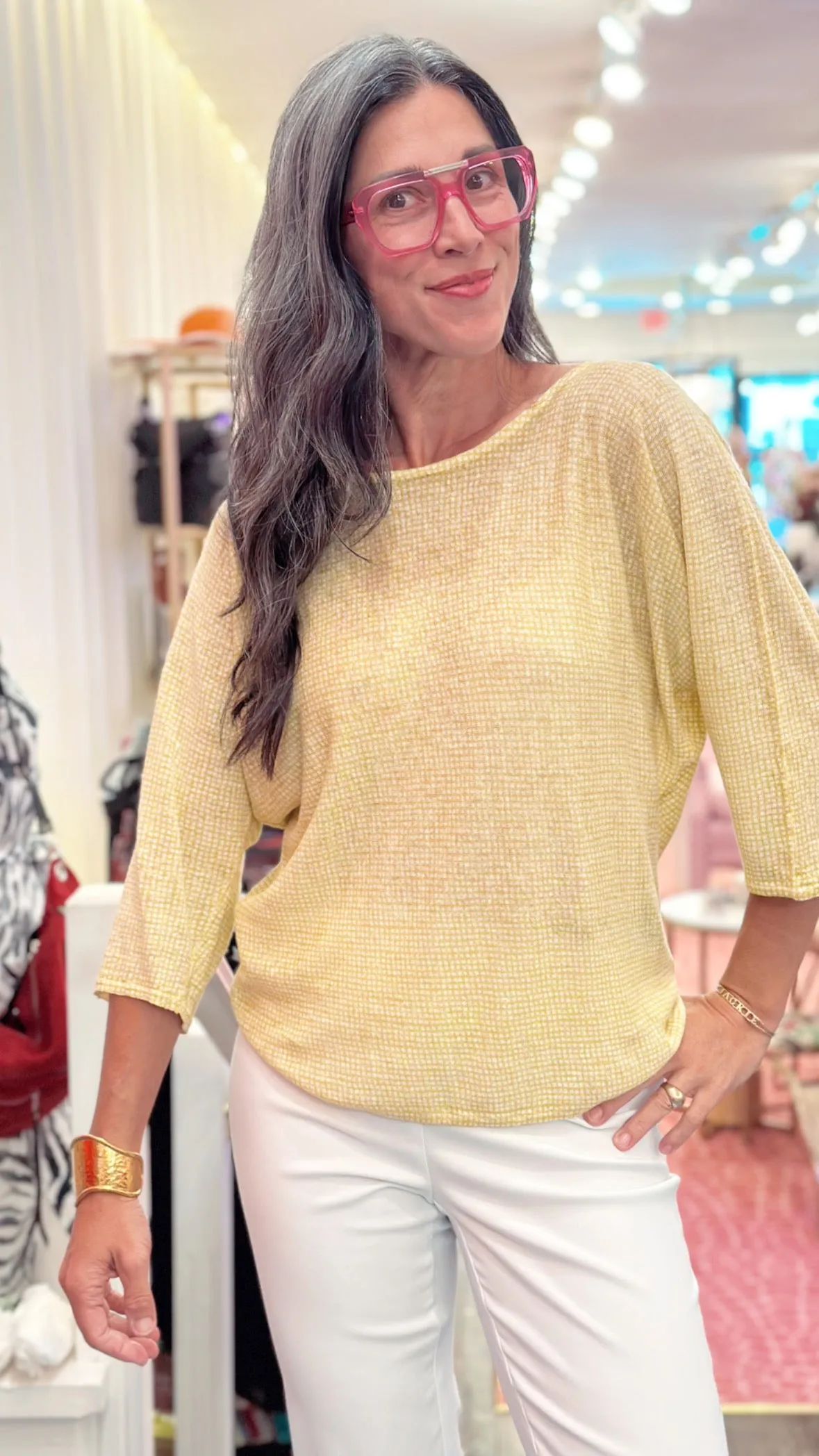 S18854 Yellow Pullover