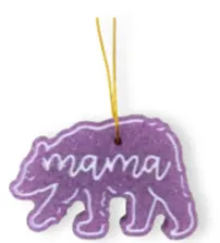 Simply Southern Freshiez Mama Bear Air Freshener in Warm Vanilla Sugar Scent - Sweet Aroma for Car, Locker, Drawers, Closet (30-45 Days)