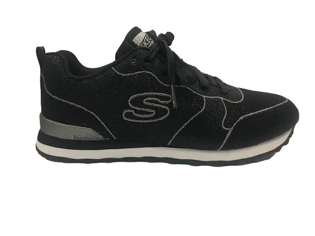 Skechers Shimmer Time 117 BLK black women's sneakers shoe