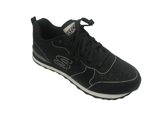 Skechers Shimmer Time 117 BLK black women's sneakers shoe