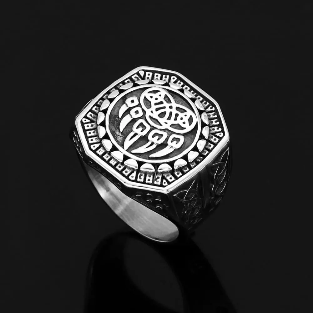 Stainless Steel Veles Signet Ring