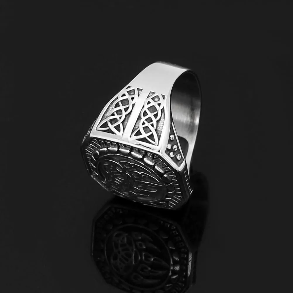 Stainless Steel Veles Signet Ring