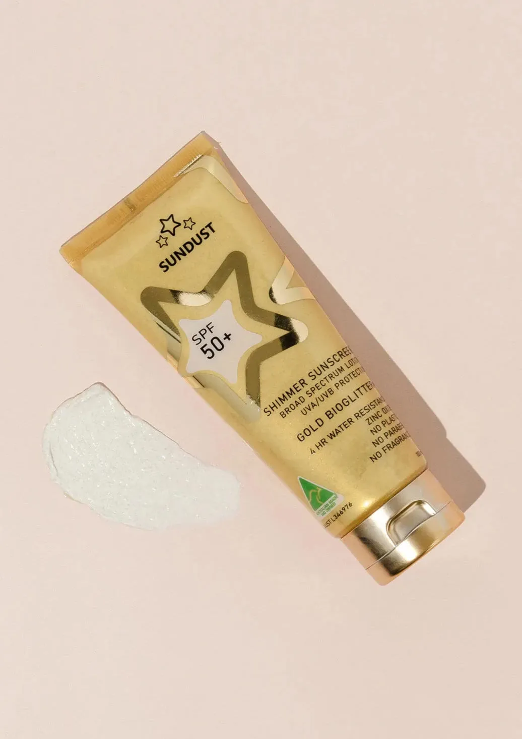 Sundust Gold Bio Shimmer SPF50  Sunscreen