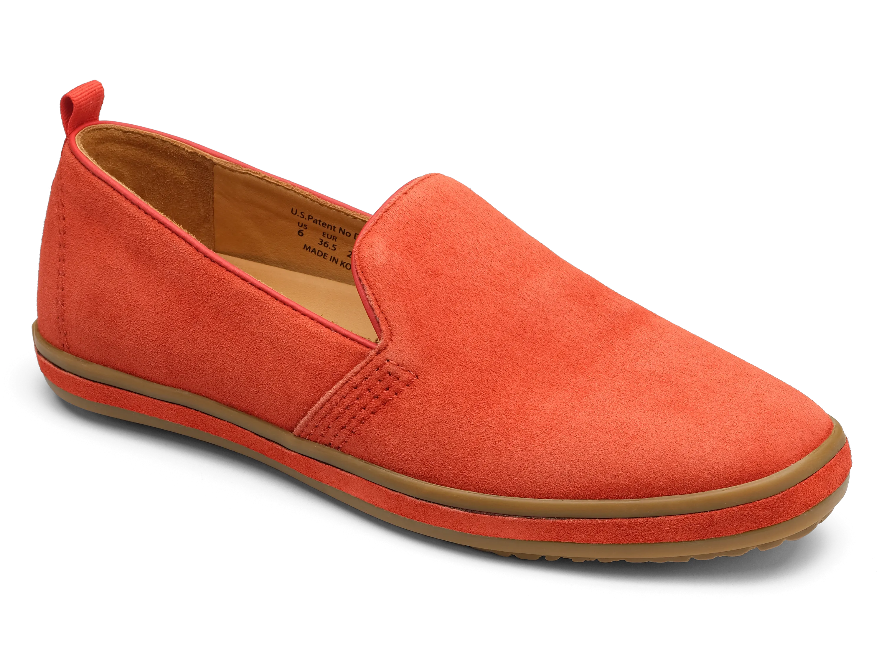 Sutton Suede Slip On - Cherry Tomato