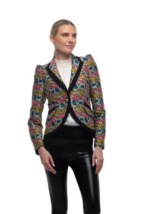 Chic Dulwich Jacquard Brocade Blazer